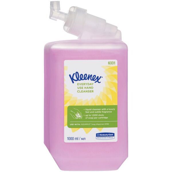 Kleenex Everyday Use Hand Soap Cleanser 6 Cartridges x 1L - KI6331KT
