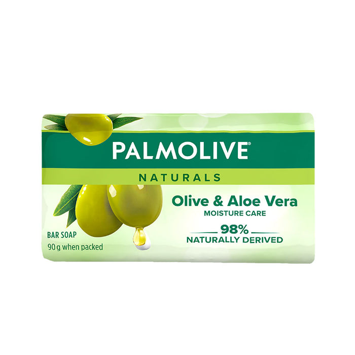 Palmolive Soap Bars Aloe & Olive Extracts 90g 4pk