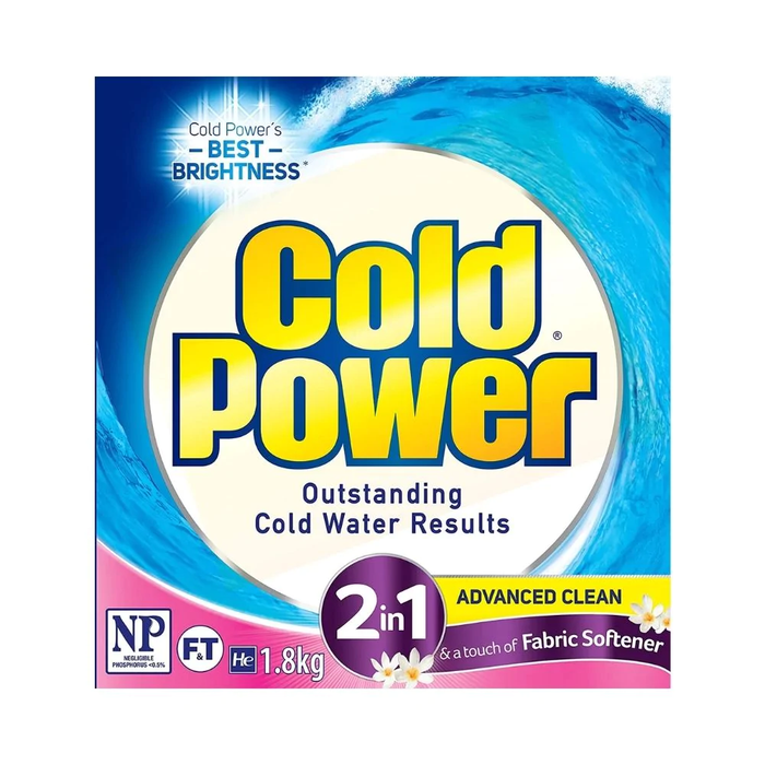 Cold Power 2 in 1 Advanced Clean Laundry Powder 1.8kg