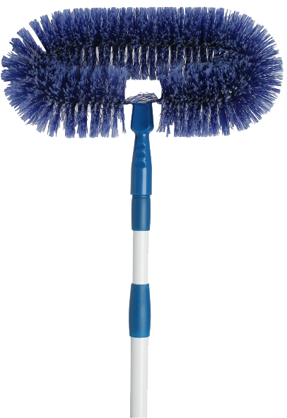 Edco Deluxe Fan Brush with Extension Handle (41302) - Cobweb, Ceiling Brush