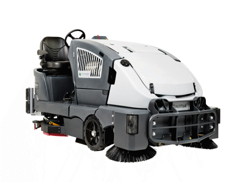 Nilfisk CS7010 Diesel Hybrid Ride On Floor Cleaning Combination Machine