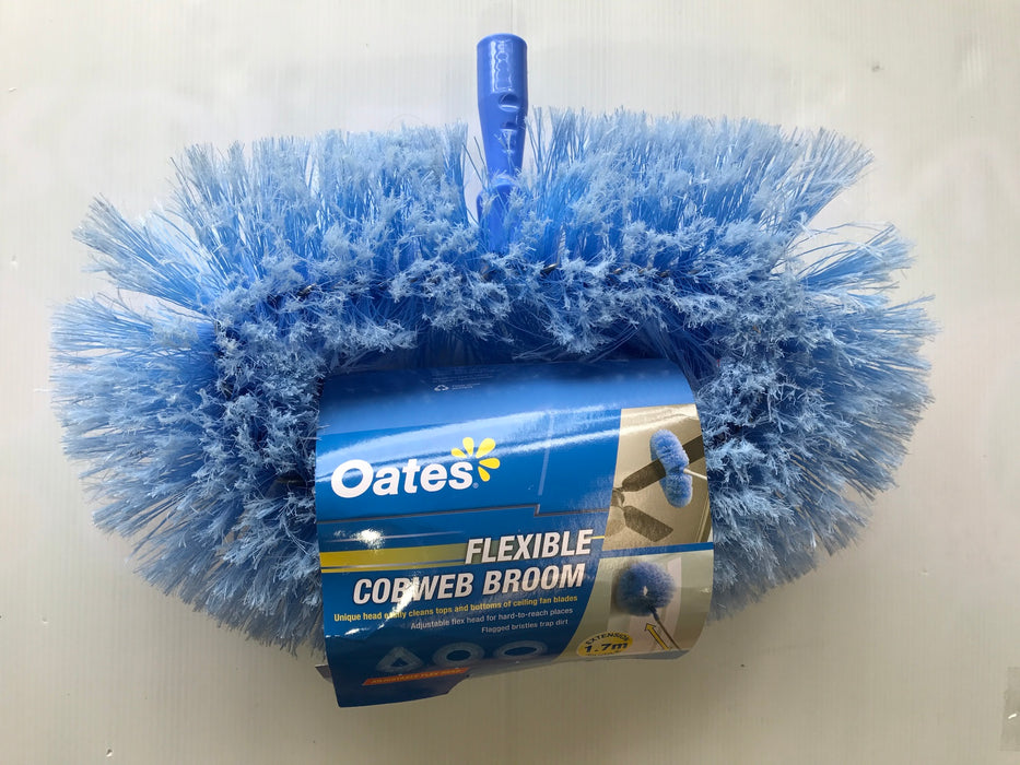 Oates B-19503 Cobweb Broom Extension Handle Blue
