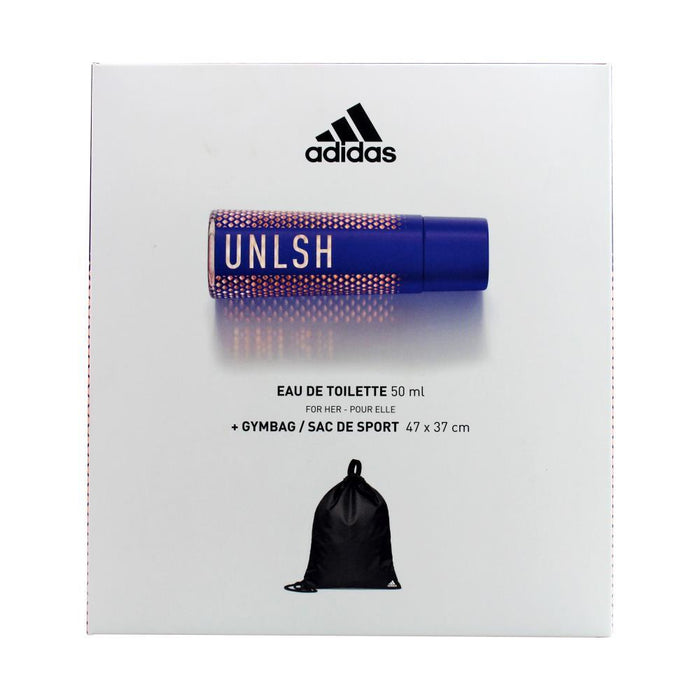 Adidas Gift Set for Her Unlsh 50ml Natural Spray + Gymbag 47cm X 37cm