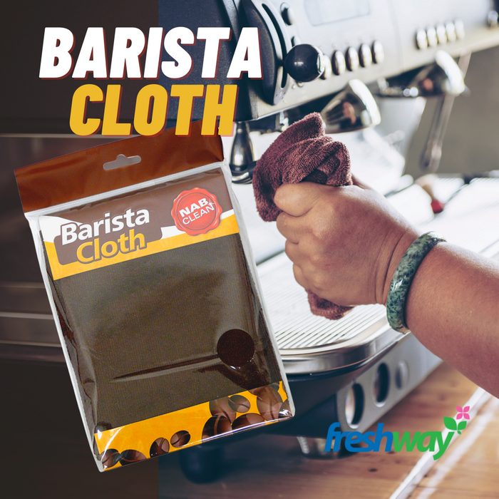 Nab Clean Microfibre Barista Cloth 60x30cm Brown