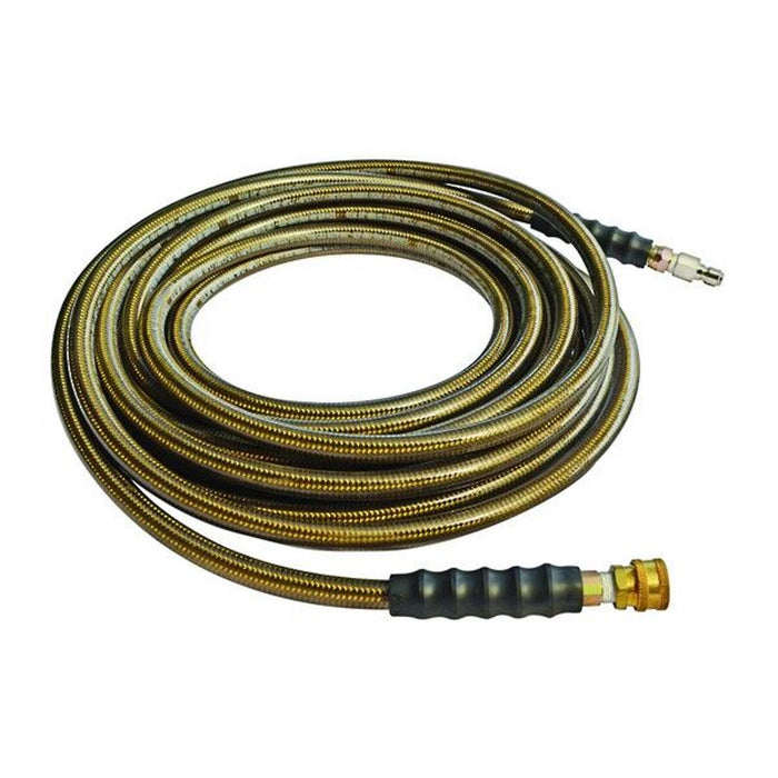 Powershot F7108730 - High Pressure Hose 15m - Non marking clear plastic with 3/8'' QC