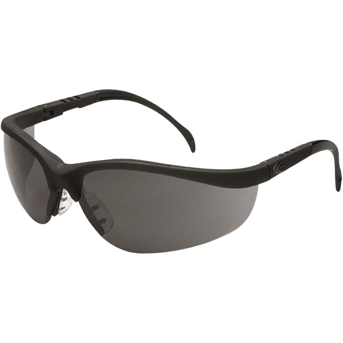 PROSAFE Klondike Safety Glasses - Matt Black Frame - Anti-fog/Anti-scratch Coating Lens - Smoke/Grey