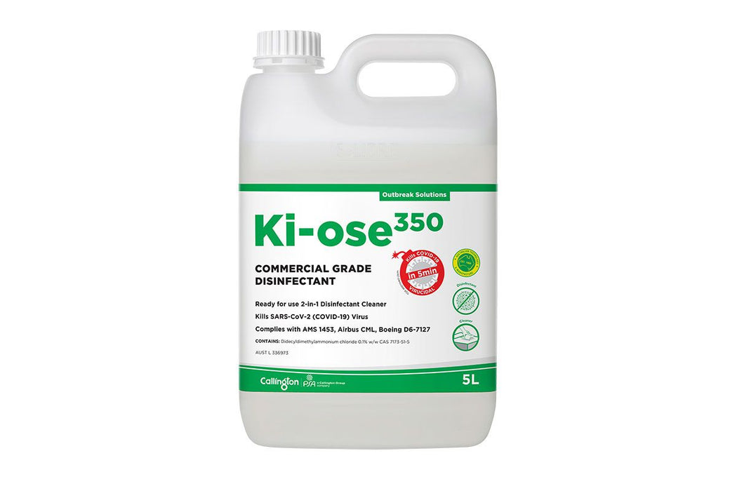 Ki-ose 350 Commercial Grade Disinfectant & Cleaner (KIOSE350) TGA Approved