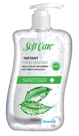 Diversey Soft Care Instant Hand Sanitizer Fragrance Free 500ML -5399903