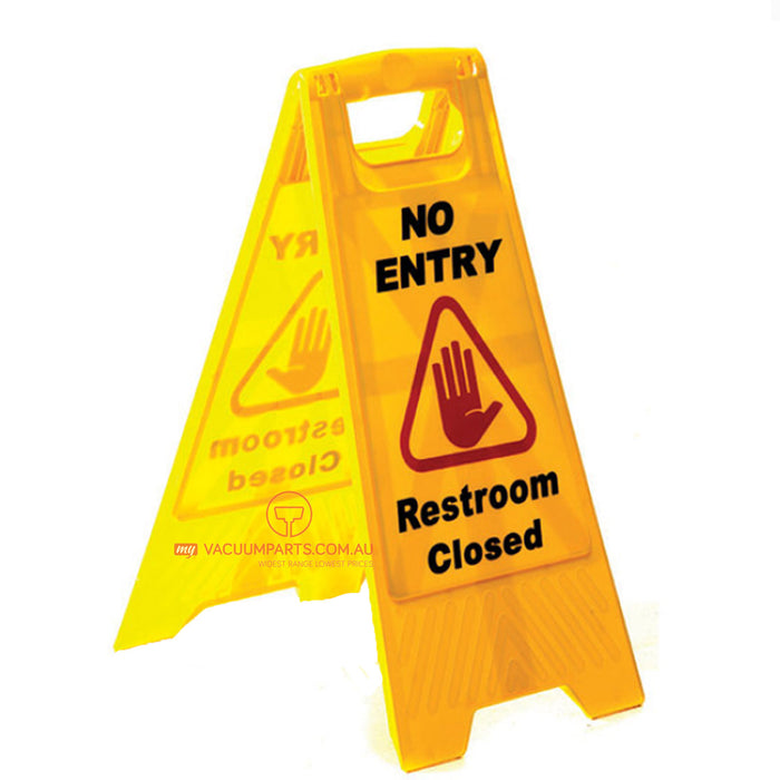 Sabco Warning Sign - No Entry Restroom (SABC-2422A)