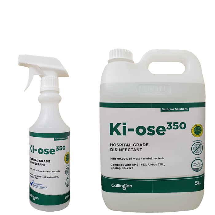 Ki-ose 350 Commercial Grade Disinfectant & Cleaner (KIOSE350) TGA Approved