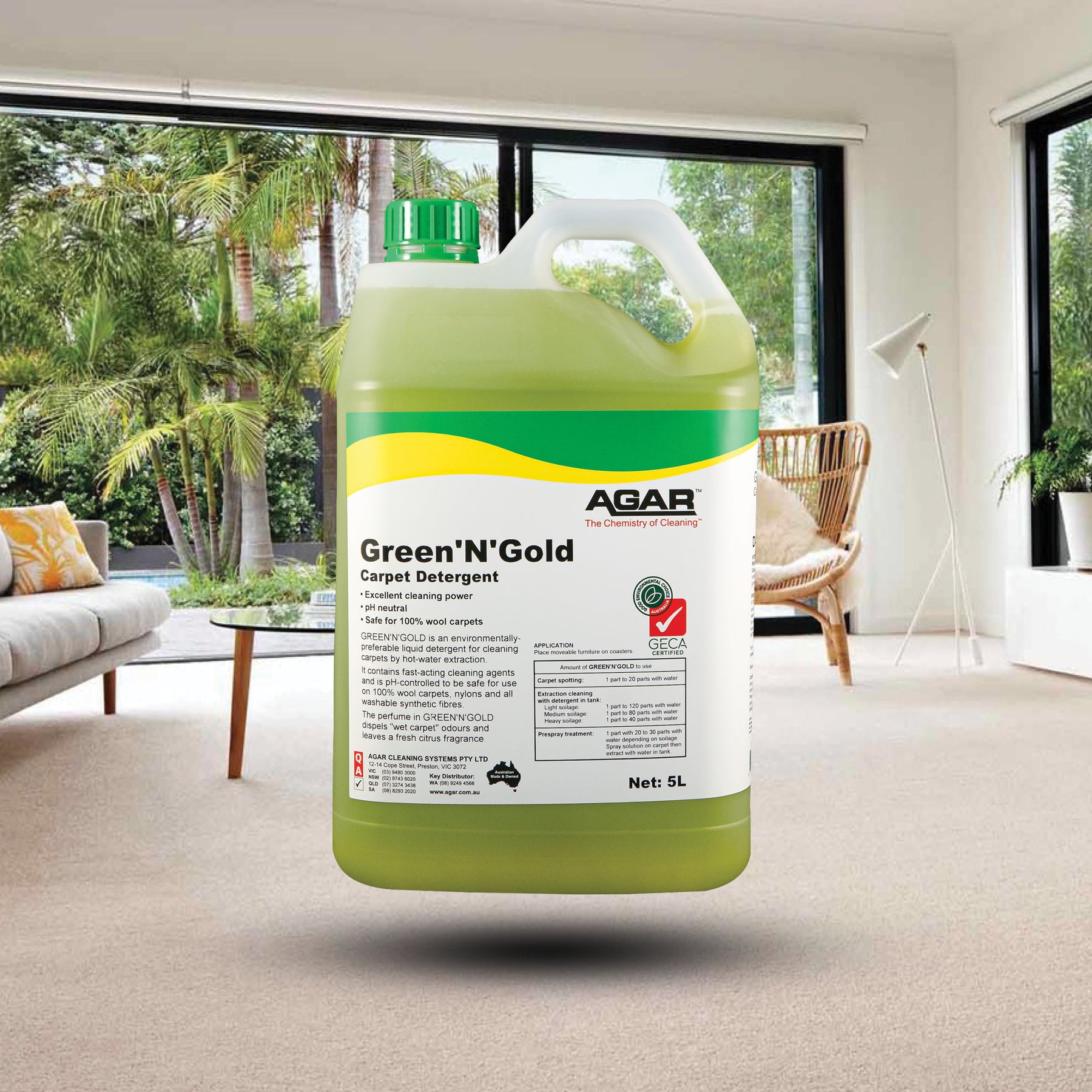 Greener Carpet Cleaning with Agar