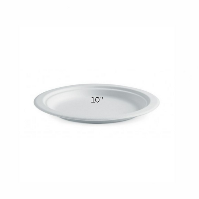 6" 9" 10" ROUND PLATE - SUGARCANE 50 PIECES