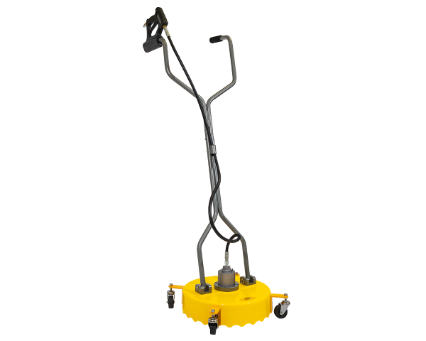 Whirl-A-Way Flat Surface Concrete Cleaner – 18inch Poly Professional with wheels - BE Power Equipment - 18 Inch