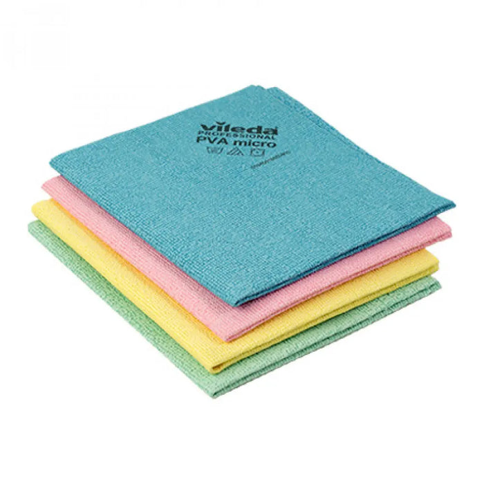 OATES VILEDA PVAmicro Streak Free Microfibre Cloth 5 pack - Green