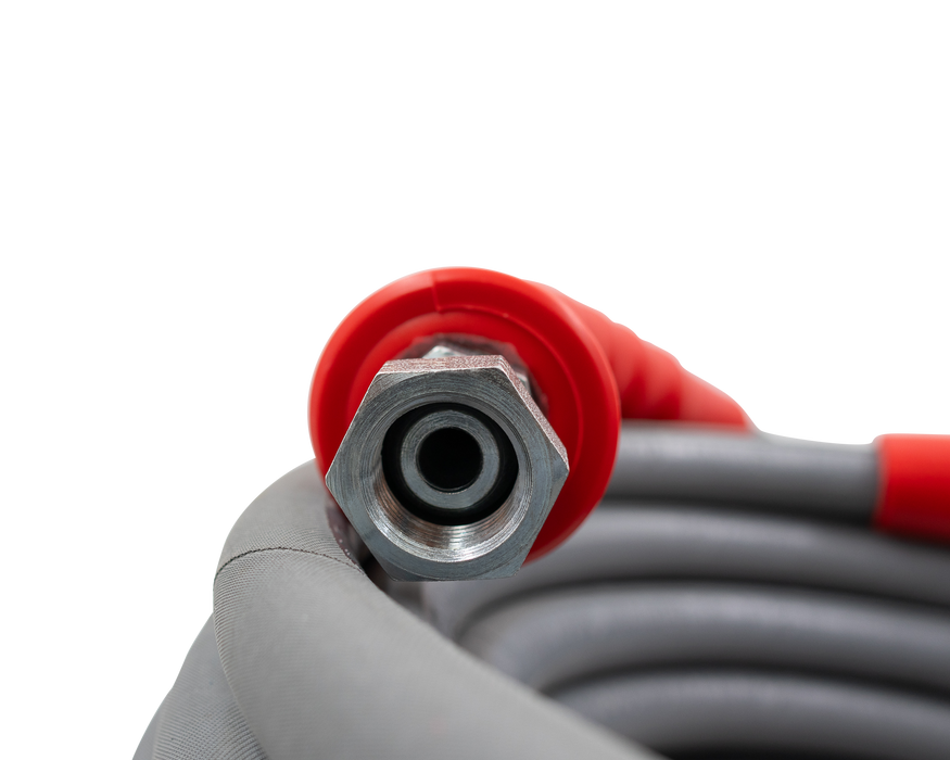 Low Marking R1 Grey Hydraulic High Pressure Hose 3/8inch 1 Wire 4000psi - Cleaner Parts & Accessories