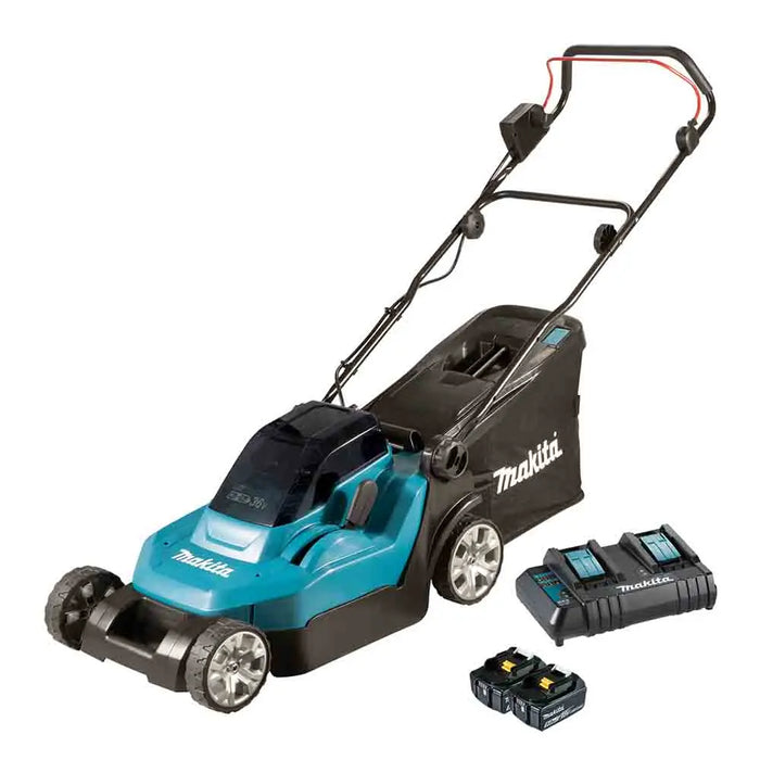 Makita DLM382CT2 18Vx2 380mm Lawn Mower KIT