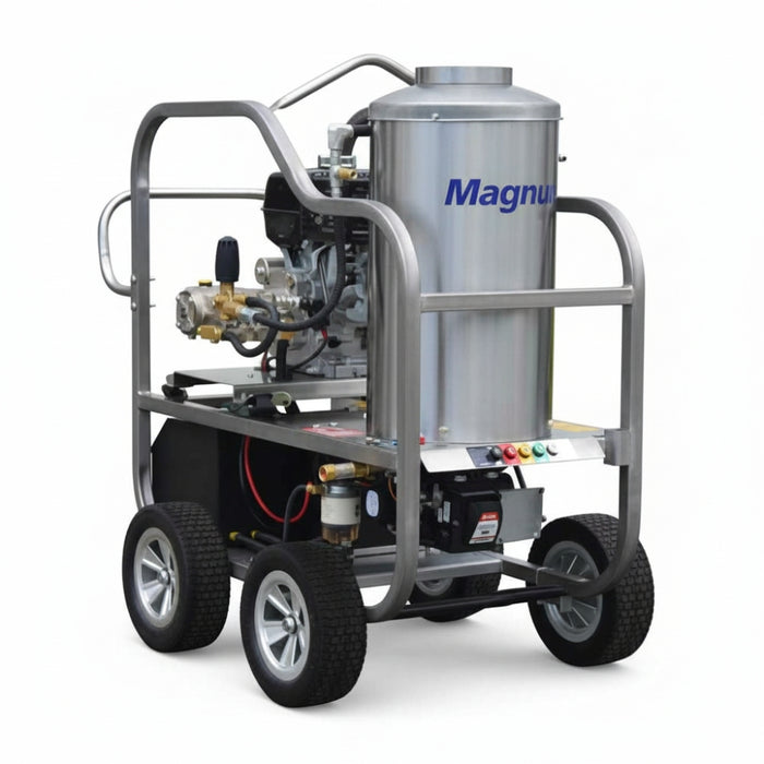 Nilfisk Magnum MC 4M Hot-Water Four-Wheel Pressure Washer – 4000 PSI / 15 L/min