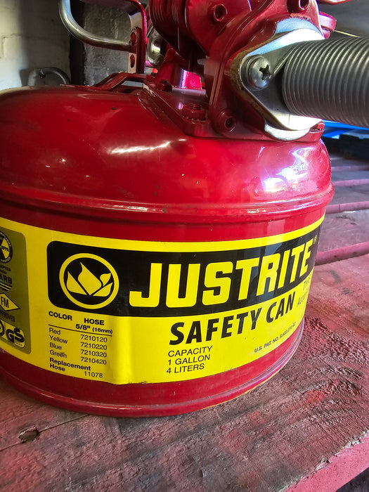 [USED] JUSTRITE 4L Type 2 AccuFlow™ Safety Dispensing Can 7210120