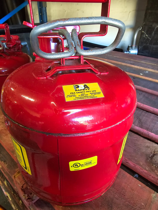 [USED] Justrite™ Dispensing Safety Can 7.5L Metal Type 2 (with 19mm Hose)