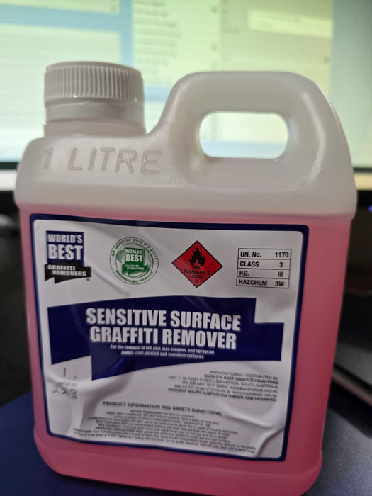 Sensitive Surface Graffiti Remover 1L - Worlds Best