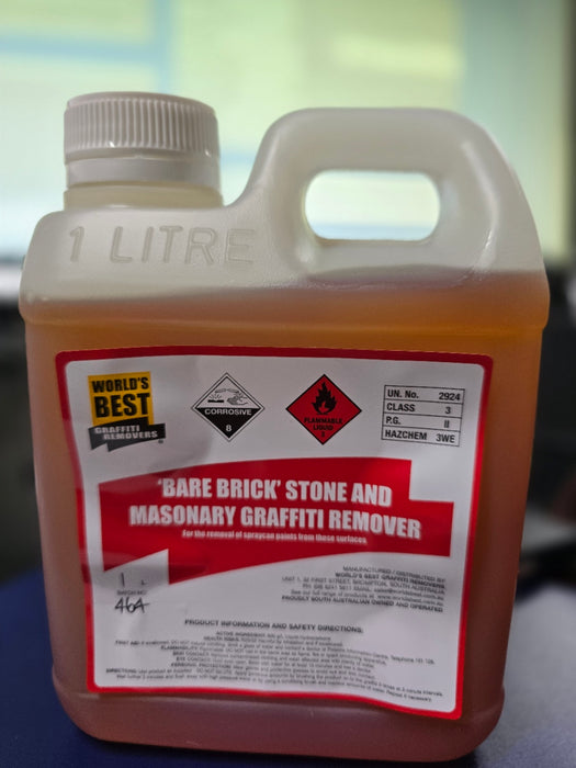 Bare Brick, Stone & Masonry Graffiti Remover