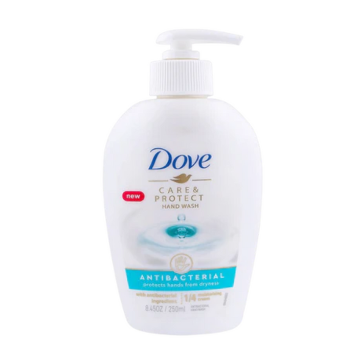6x Dove Care and Protect Antibacterial Hand Wash 250 ml