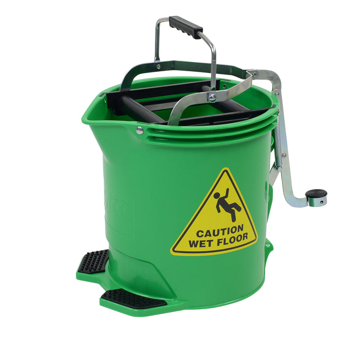 EDCO 15L Metal Wringer Bucket with Pouring Spout