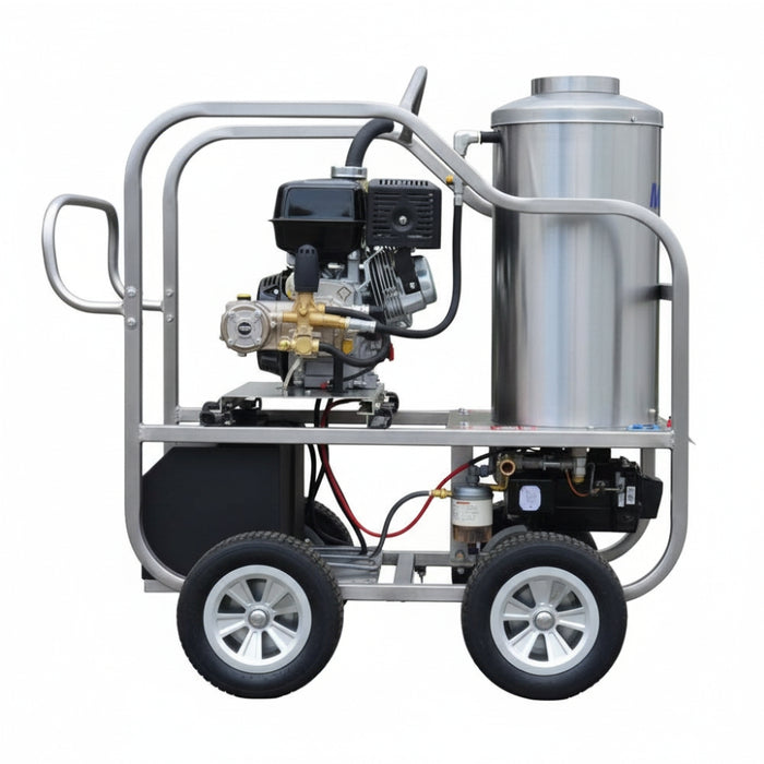 Nilfisk Magnum MC 4M Hot-Water Four-Wheel Pressure Washer – 4000 PSI / 15 L/min