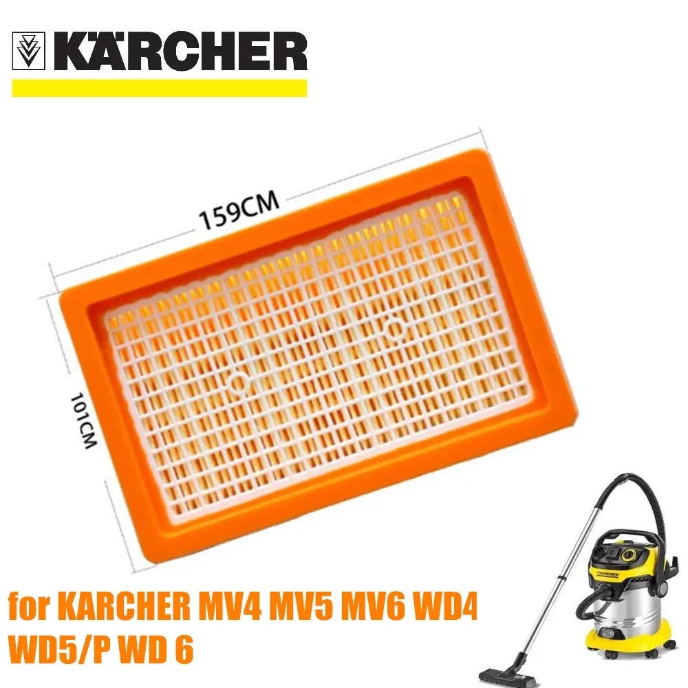 2x Filtres à air pour KARCHER MV4 MV5 MV6 WD4 WD5 WD6 2.863-005.0