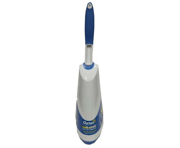 HI-GENIE Toilet Tidy & Brush Set - Brushware Trolleys Buckets and Mops