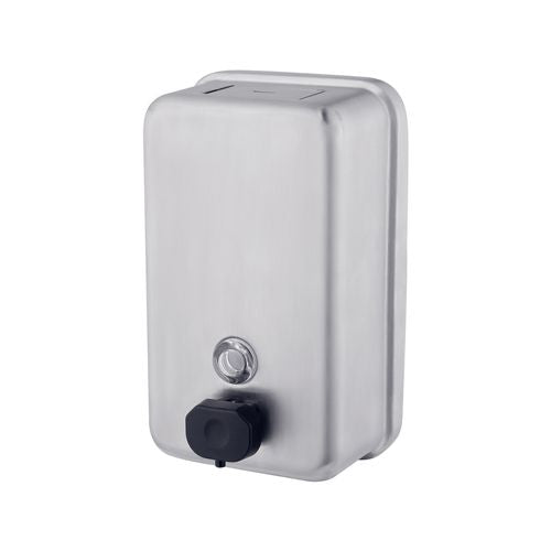 Bradley 6562B Liquid Soap Dispenser 1.2L with Black Plastic Button