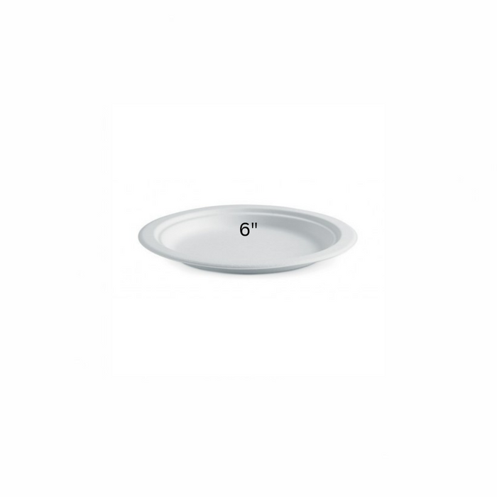6" 9" 10" ROUND PLATE - SUGARCANE 50 PIECES
