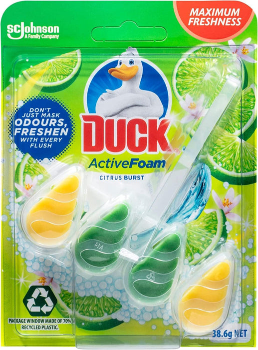 Duck 38.6g Toilet Cage Active Foam Citrus Burst