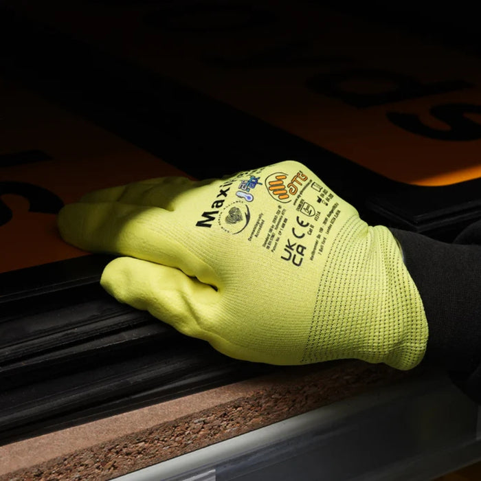 ATG MaxiFlex Ultimate Yellow Gloves