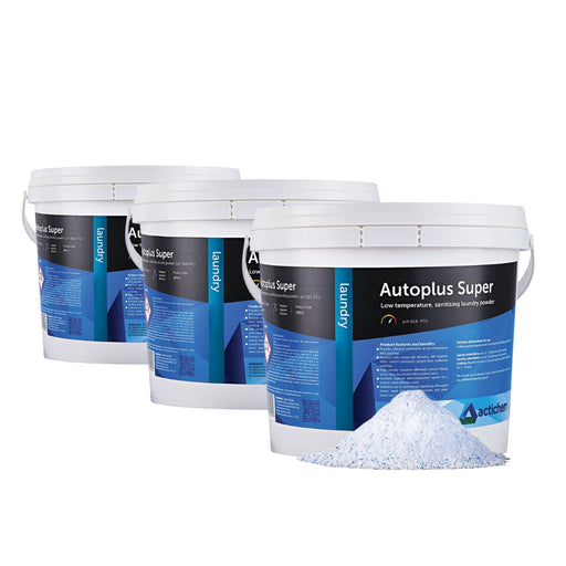 Actichem Autoplus Super Premium Disinfecting Washing Powder 3 x 4.5 kg