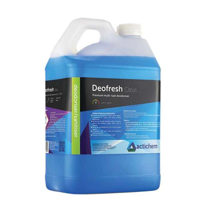 Actichem Deofresh Citrus – Premium Multi-Task Deodoriser 5L
