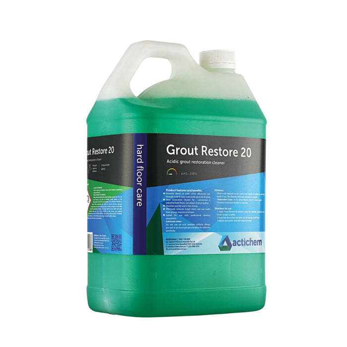 Actichem Grout Restore 20 Phosphoric Acid Cleaner for Hard Surfaces 5 L