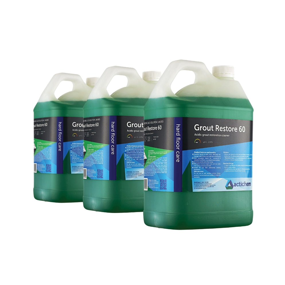 Restoration Cleaner Actichem Grout Restore 60 5L | 60% Phosphoric Acid Cleaner — Freshway ...