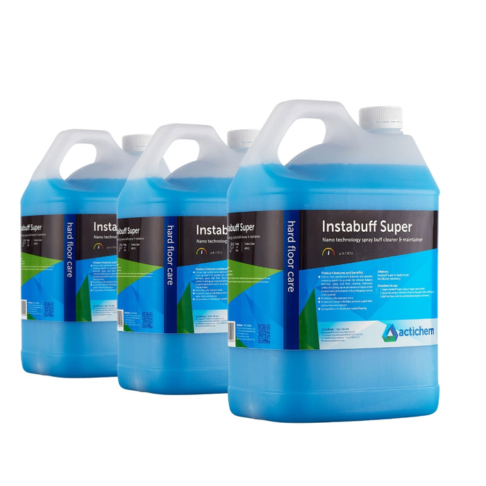 Actichem Instabuff Super - Nano Technology Spray Buff Cleaner & Maintainer 3 x 5L