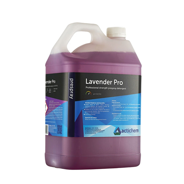 Actichem Lavender Pro - Professional Strength Prespray Detergent 5L