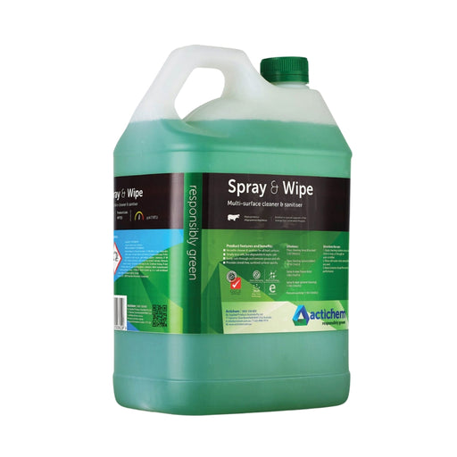 Actichem Spray & Wipe – Multi -Surface Cleaner & Sanitiser 5L