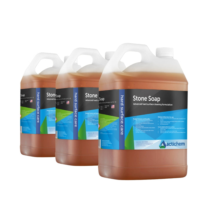 Actichem Stone Soap - Advanced Hard Surface Cleaning Formulation 3 x 5L