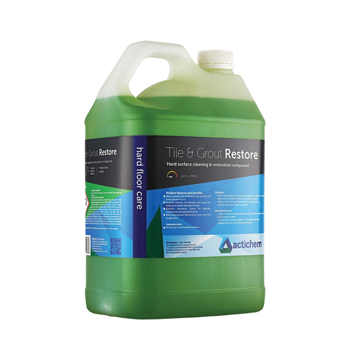 Actichem Tile & Grout Restore – Hard Surface Cleaning & Restoration Compound 5L