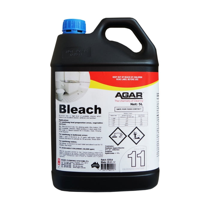 Agar Bleach - Cleaner and Sanitiser 5L