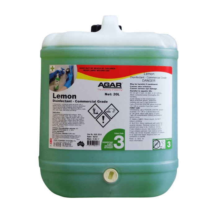 Agar Lemon - Disinfectant - Commercial Grade 20L