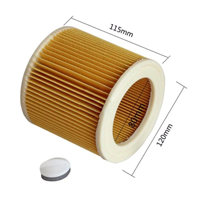 Air Dust Cartridge HEPA Filters Suits Karcher WD2250 WD3.200 MV2 MV3 WD3