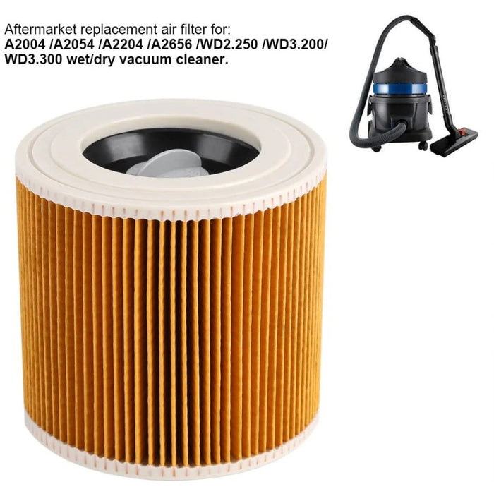 Air Dust Cartridge HEPA Filters Suits Karcher WD2250 WD3.200 MV2 MV3 WD3