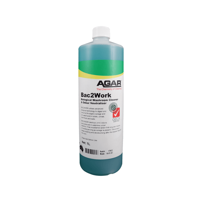 Agar Bac2work - Biological Washroom Cleaner & Odour Neutraliser