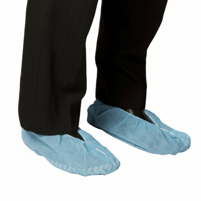 Bastion Polypropylene Shoe Covers Blue Non-Slip Sole