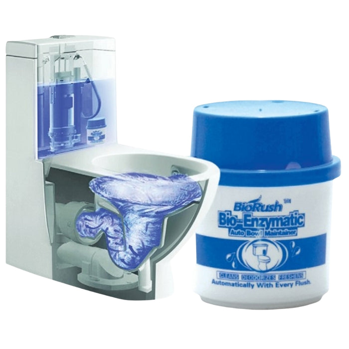 Bio Rush Bio-Enzymatic Toilet Bowl Cleaner, Blue – Long-Lasting & Eco-Friendly